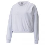 Puma Nova Shine Pull Over Sweatshirt Roxo M Mulher