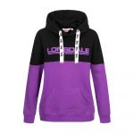 Lonsdale Wardie Hoodie Preto,Roxo S Mulher