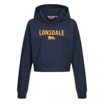 Lonsdale Queenscliff Hoodie Azul L Mulher