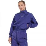 Reebok Les Mills® Woven Cover-up Sweatshirt Azul S Mulher
