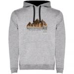 Kruskis Bushcraft Bicolor Hoodie Cinzento M Homem