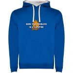 Kruskis Burn Your Problems Bicolor Hoodie Azul S Homem