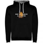 Kruskis Burn Your Problems Bicolor Hoodie Preto XL Homem