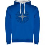 Kruskis Compass Rose Two-colour Hoodie Azul 3XL Homem