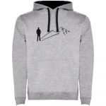 Kruskis Shadow Mountain Two-colour Hoodie Cinzento 2XL Homem