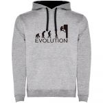 Kruskis Evolution Climbing Two-colour Hoodie Cinzento S Homem