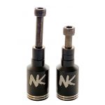 Nokaic Pegs para Trotinete Freestyle Preto com parafusos incluídos