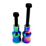 Nokaic Pegs para Scooter Trotinete Freestyle Rainbow