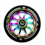 Nokaic Roda Racing para Scooter Trotinete Freestyle 110 mm Preto Rainbow