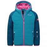 Trollkids Casaco de Ski Criança, Hafjell Pro Azul e rosa-140 cm