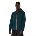 Asics Casaco com Capuz Fujitrail Elite Waterproof Jacket 2011d265-300 M Verde