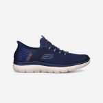 Skechers Sapatilhas de Caminhada Slip Ins Summits azul-marinho-47