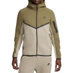 Nike Sweatshirt com Capuz M Nk Tch Flc Fz Wr Hoodie hv0949-222 XL Verde
