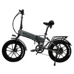 Cmacewheel RX20 Elétrica Dobrável 20*4.0 Polegadas Pneu 750W Motor 40-45km/h Velocidade Máxima 17Ah Bateria Travão Hidráulico