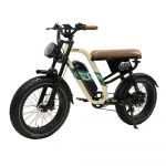 Onesport Elétrica W66 Ciclomotor de 20" com Motor Bafang 500W e Bateria 48V 13,5Ah Alcance Máximo 80KM