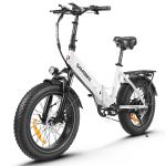 Samebike Elétrica Dobrável LOTDM200-II, Elétrica Suburbana de 20" para Adulto, Motor 750 W, Bateria 48 V 13Ah - Branco