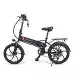 Samebike 20LVXD30 Elétrica Dobrável Portátil de 20 Polegadas, Motor 350w, Bateria 48v 10ah - Azul