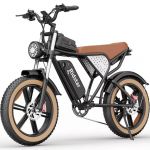 Ridstar Q20 Luxe 1000W 48V 20Ah Bateria 20''Fat Tire Mountain Elétrica para Adulto