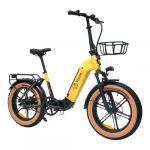 Youin Bicicleta Elétrica Luxor II Pro FAT 20" 250W Amarela/Preta - BK1750