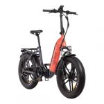 Youin Bicicleta Elétrica Luxor II FAT 20" 250W Coral/Preta - BK1716