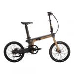 Youin Bicicleta Elétrica Oslo Carbon Pro Dobrável 20" 250W Preta/Dourada - BK1950