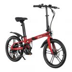 Youin Bicicleta Elétrica Marbella Dobrável 20" 250W Bordô - BK1350R