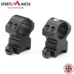 Sportsmatch HTO76 Montagem 2Pc Weaver 1" Alta