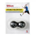 Wilson Bolas Squash Staff 2 Ball Double Yellow Dot - WRT617600