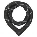 Abus Cadeado Iven Chain 8210 Black / White 110 cm