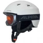 Alpina Capacete Ski Junta 2.0 Set White (incl. Freespirit Anthracite Dh)