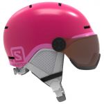 Salomon Capacete Ski Júnior Grom Visor Glossy / Pink