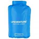 Lifeventure Saco Waterproof Cotton Sleeping Bag Liner Mummy Blue