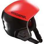 Rossignol Capacete Ski Hero Carbon Fiber Fis Hot Red