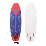 Prancha de Surf Azul e Vermelha 170 cm - 91258