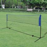 Conjunto Rede de Badminton com Volantes 300 X 155 cm - 91307