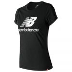 New Balance T-shirt Essentials Stacked Logo Tee Black - WT91546-BK-S