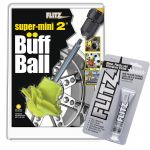 Flitz Buff Ball Super Mini 2" Yellow w/1.76oz Tube Polish - SM 10250-50