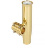 Lee's Clamp-on Rod Holder Gold Aluminum Horizontal Mount Fits 1.315" O.d. Pipe - RA5202GL