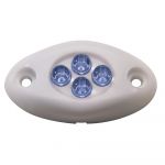 Innovative Lighting Luz de Cortesia 4 LED Surface Mount Blue Led/white Case - 004-2100-7