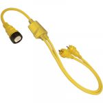Marinco 50A Female To 2-30A Male Reverse "y" Cable - RY504-2-30