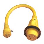 Marinco Pigtail Adapter Plus 30A Female To 15A Male - 104SPP