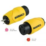 Marinco Straight Adapter 15Amp Straight Male To 30Amp Locking Female Connector - S15-30