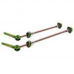 KCNC Grooving Skewers With Ti Axle Mtb Set Green