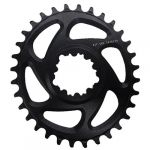 FIRST Prato Direct Mount Oval Chainring 3 Mm Black 12s