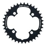 FIRST Prato Round Chainring 4 Bolts Fitting 94 Mm Black 12s