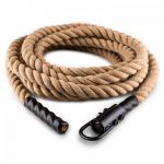 Power Rope Corda de Treino H6 de Cânhamo c/ Ganchos 6m 3,8cm