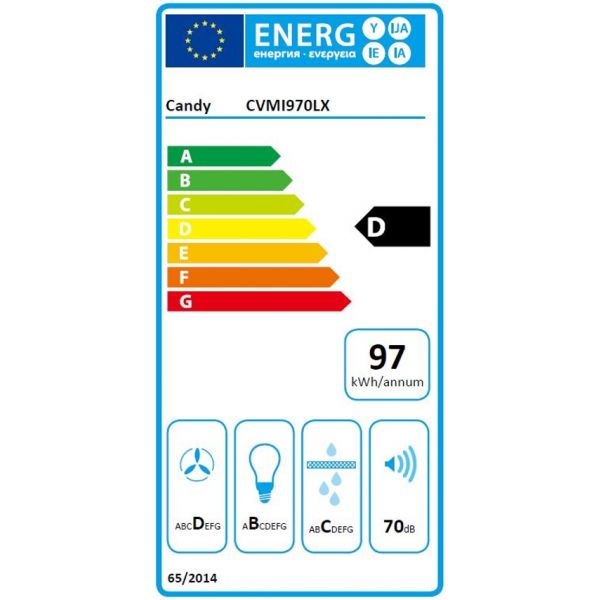 Exaustor Candy CVMI 970LX 90cm Classe D