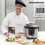 Innova Goods Robot de Cozinha com Receitas Smart 4L 800W Preto Aço - V0100446