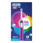 Braun Oral-B Escova de Dentes Elétrica Roxa para Crianças +6 Anos