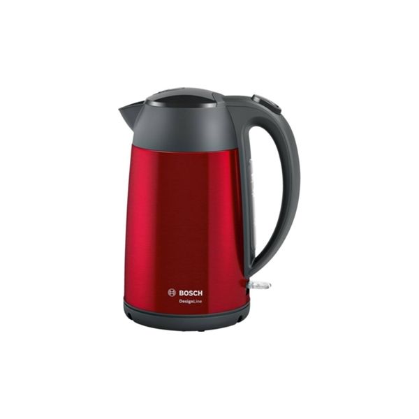 Bosch DesignLine - Chaleira Elétrica 2400 W 1,7 L Cinzento/Vermelho